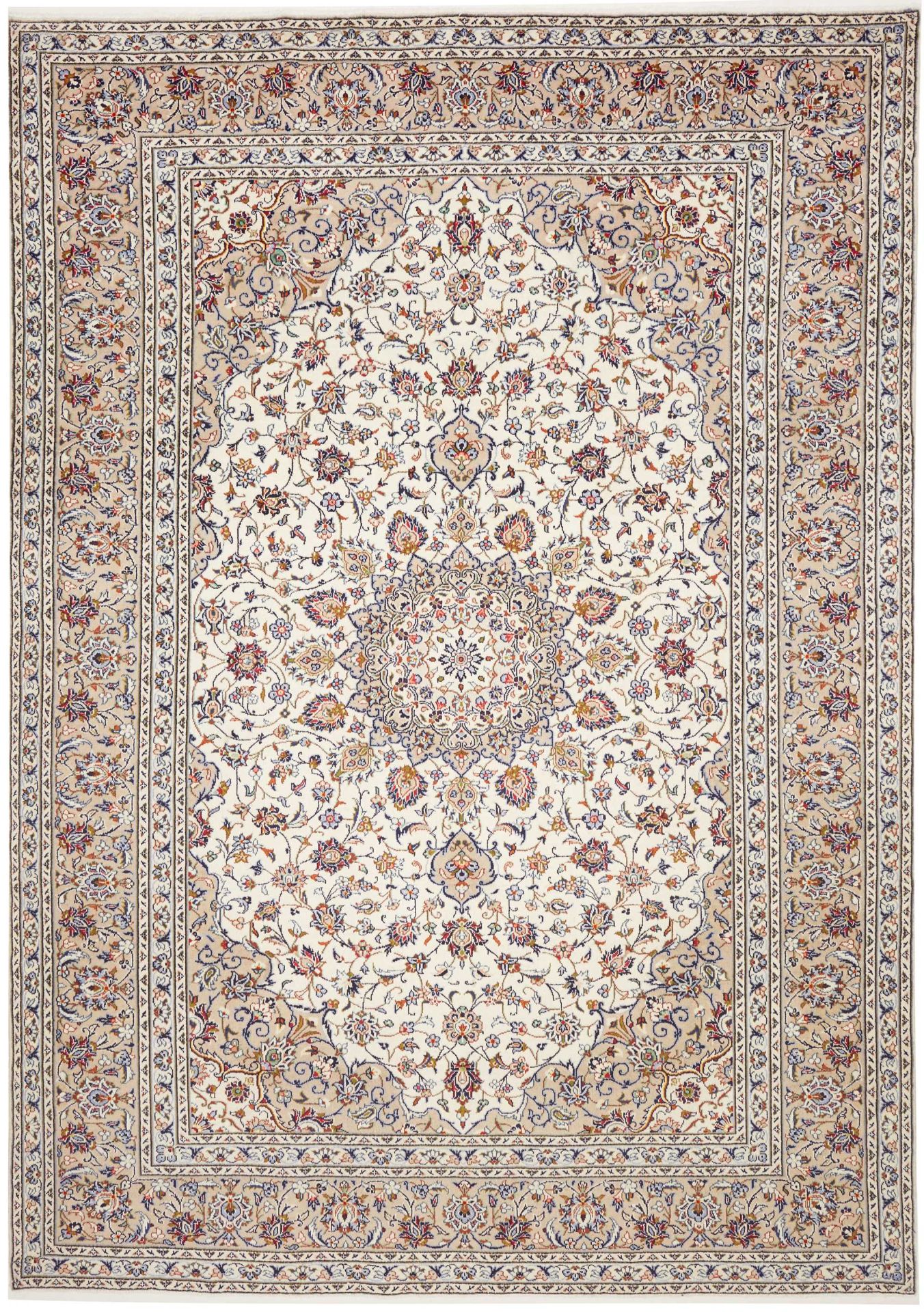 Kashan Persian Rug 246 × 344 cm, Wool, hand-knotted
