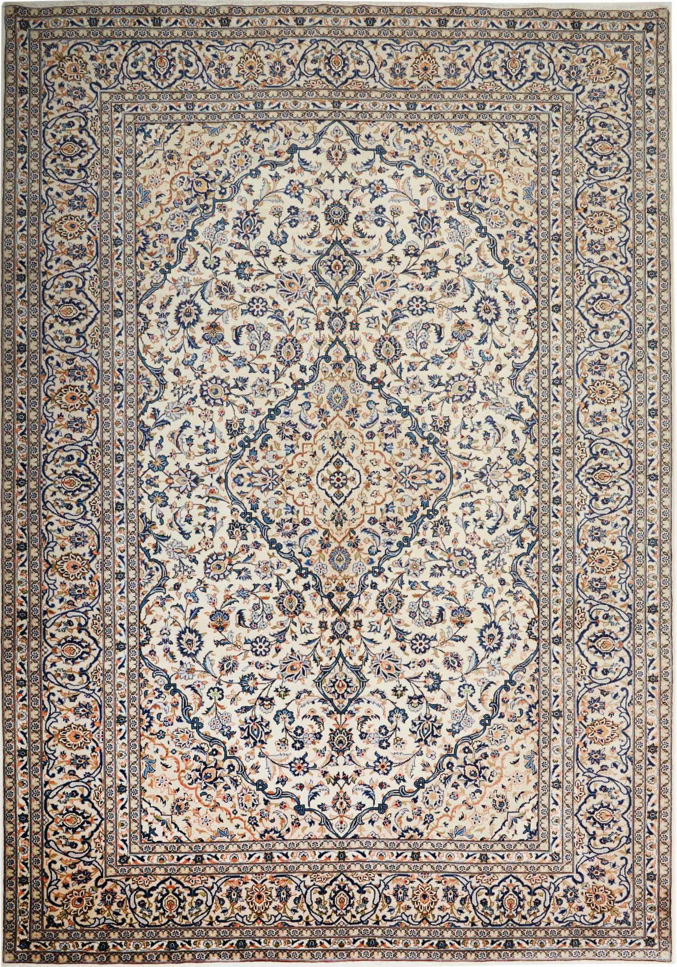 Kashan Persian Rug — hand-knotted, 247 × 349 cm, Wool