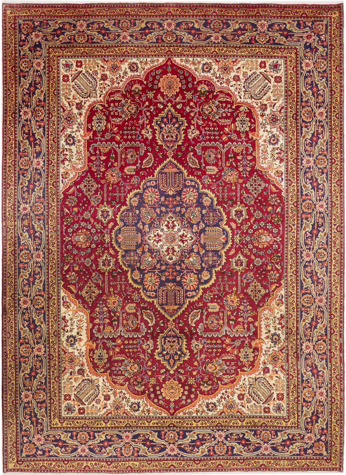 Tabriz Persian Rug 253 × 344 cm, Wool, hand-knotted