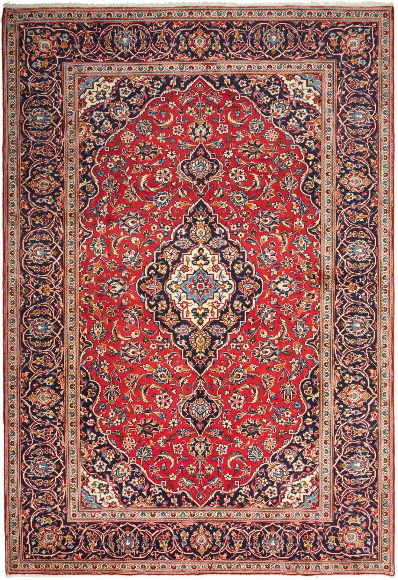 perserteppich-kashan-241-x-354-cm-schurwolle-handgeknupft-hochwertig-1 Kashan Persian Rug 241 × 354 cm, Wool, hand-knotted