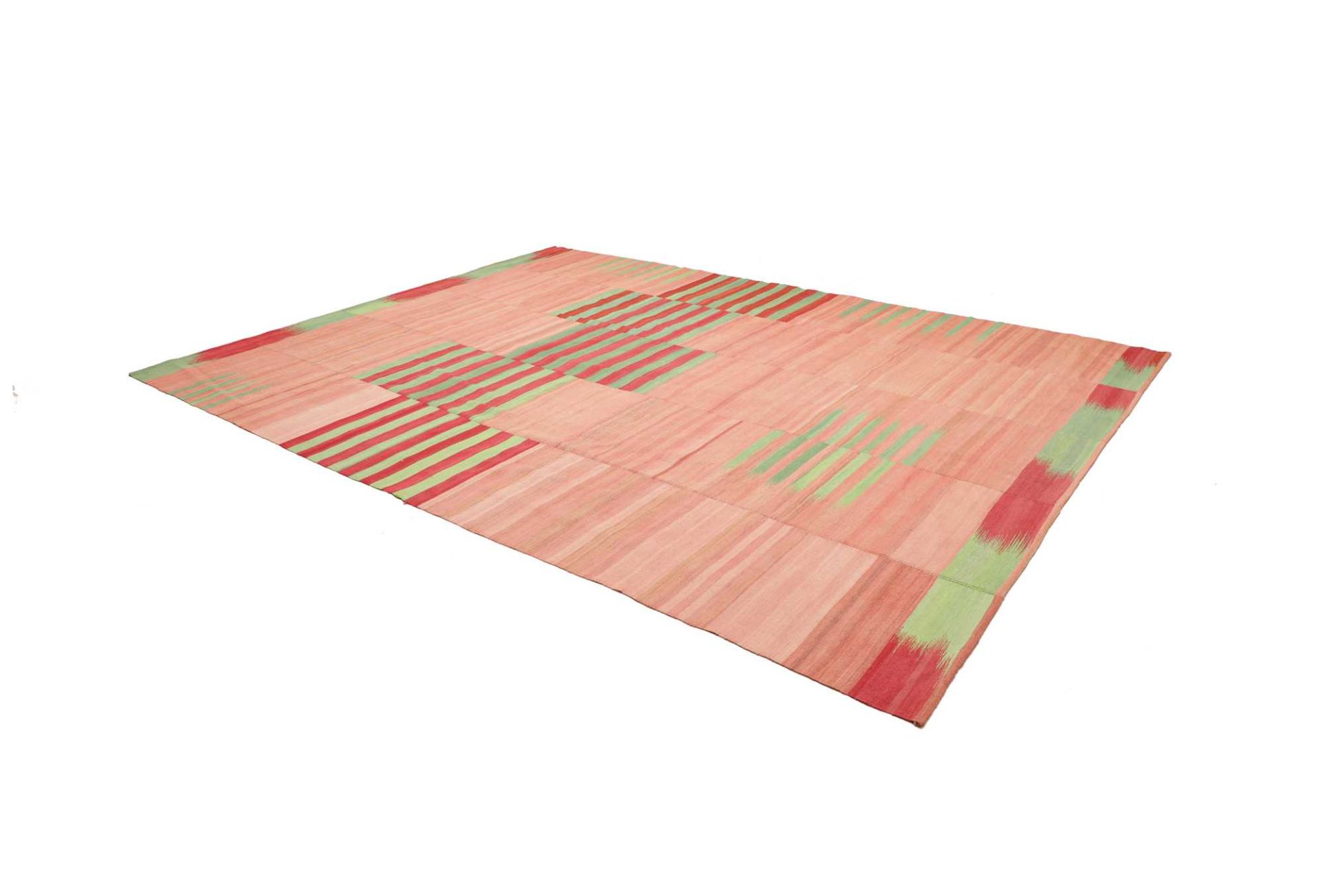 Hand-Woven Wool Kilim Persian Rug, 269 × 351 cm