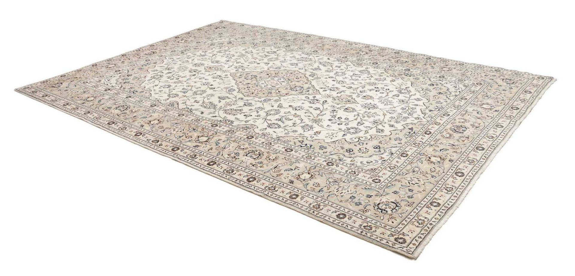 Kashan Persian Rug — hand-knotted, 244 × 344 cm, Wool