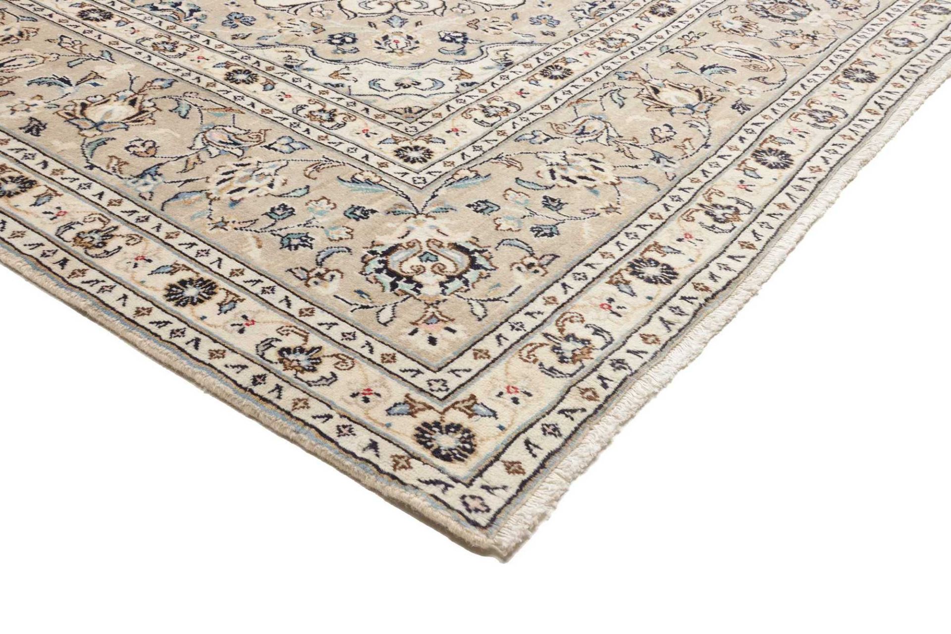 Kashan Persian Rug — hand-knotted, 244 × 344 cm, Wool