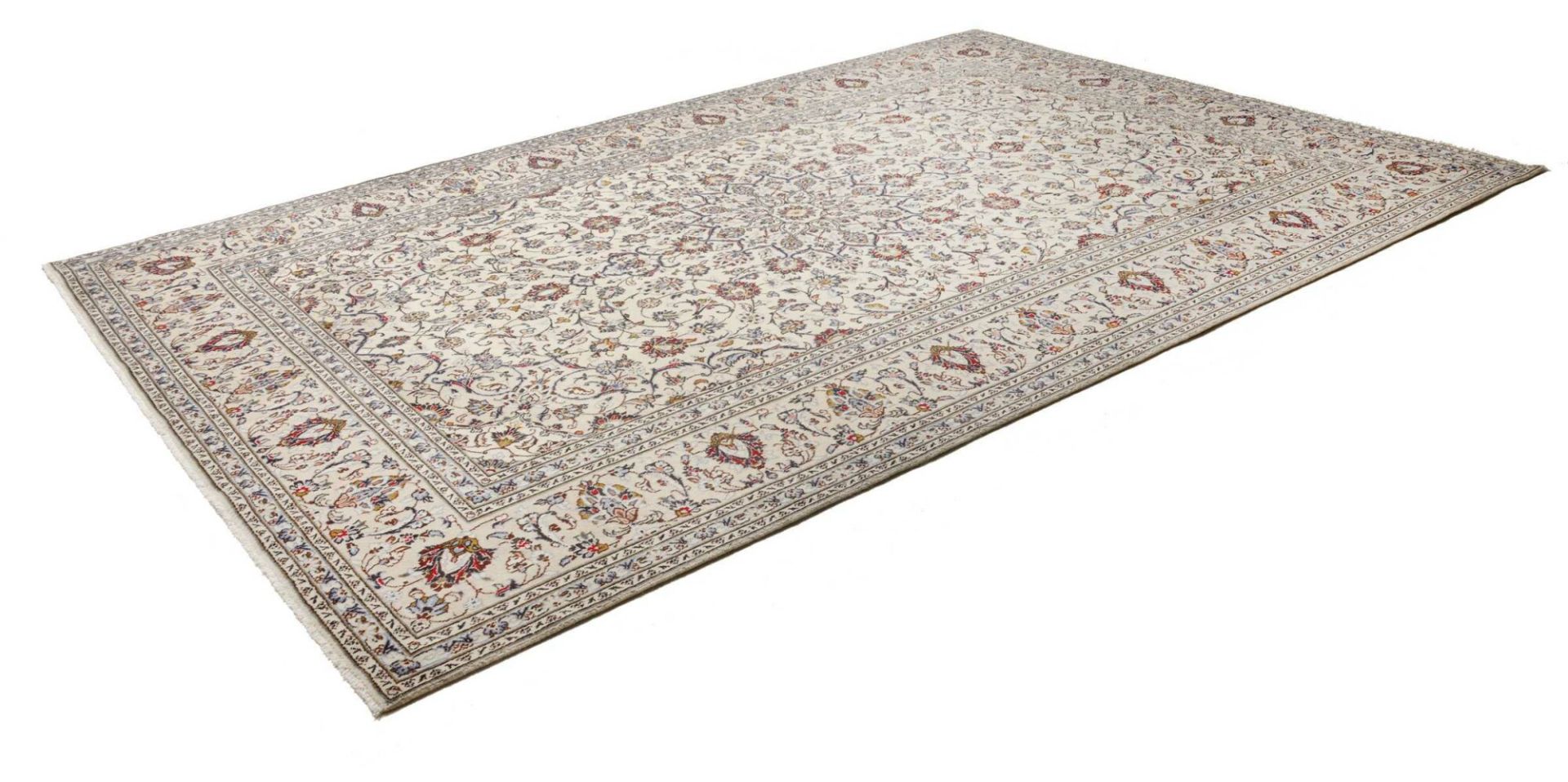 Kashan Persian Rug — hand-knotted, 245 × 362 cm, Wool