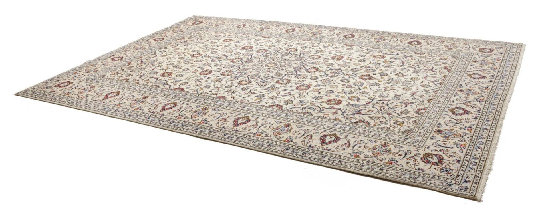 Kashan Persian Rug — hand-knotted, 245 × 362 cm, Wool