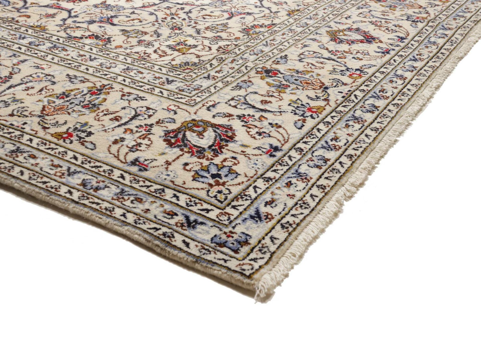 Kashan Persian Rug — hand-knotted, 245 × 362 cm, Wool