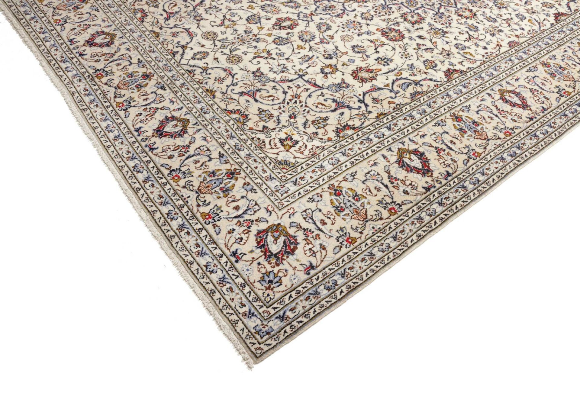 Kashan Persian Rug — hand-knotted, 245 × 362 cm, Wool