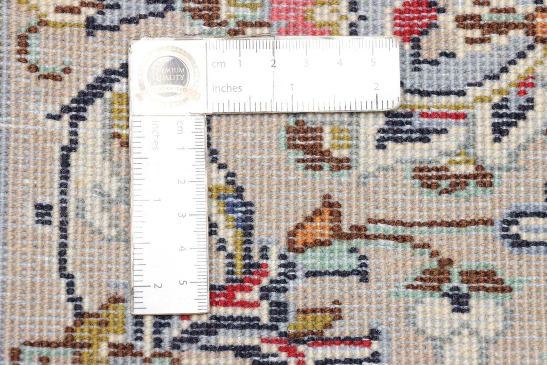 Hand-Knotted Wool Kashan Persian Rug, 249 × 357 cm