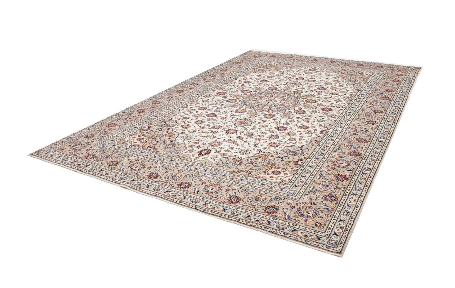 Kashan Persian Rug 246 × 344 cm, Wool, hand-knotted