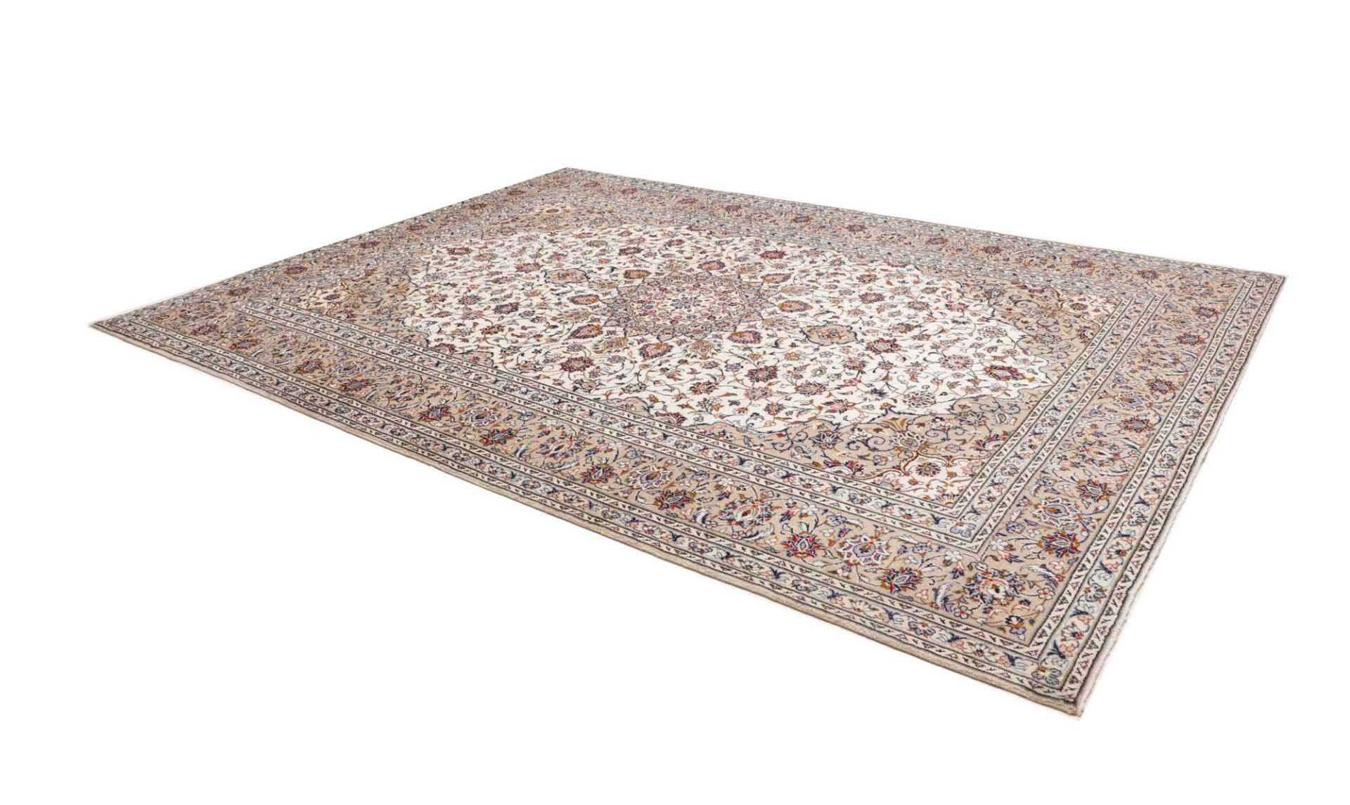 Kashan Persian Rug 246 × 344 cm, Wool, hand-knotted