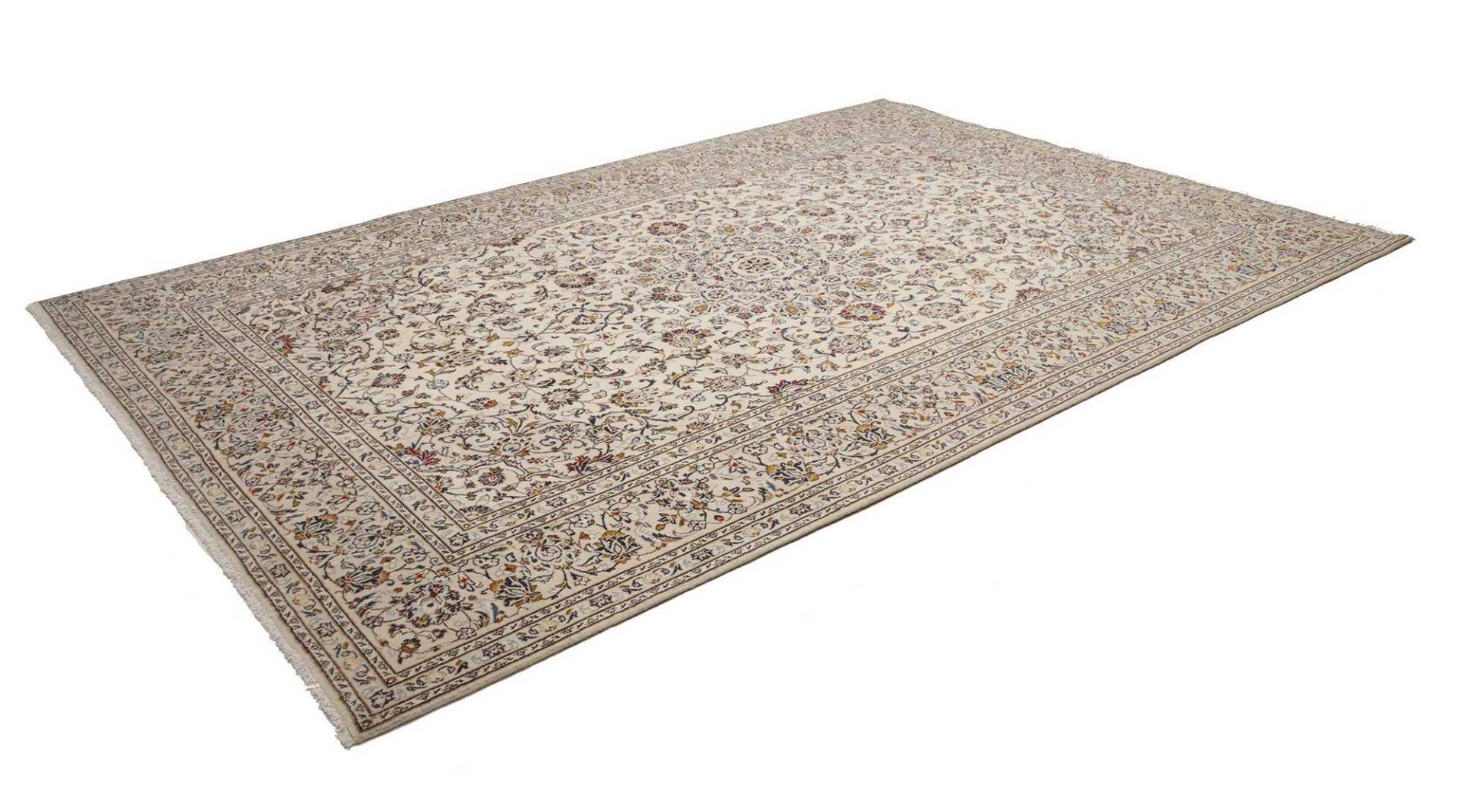 Kashan Persian Rug — hand-knotted, 239 × 355 cm, Wool