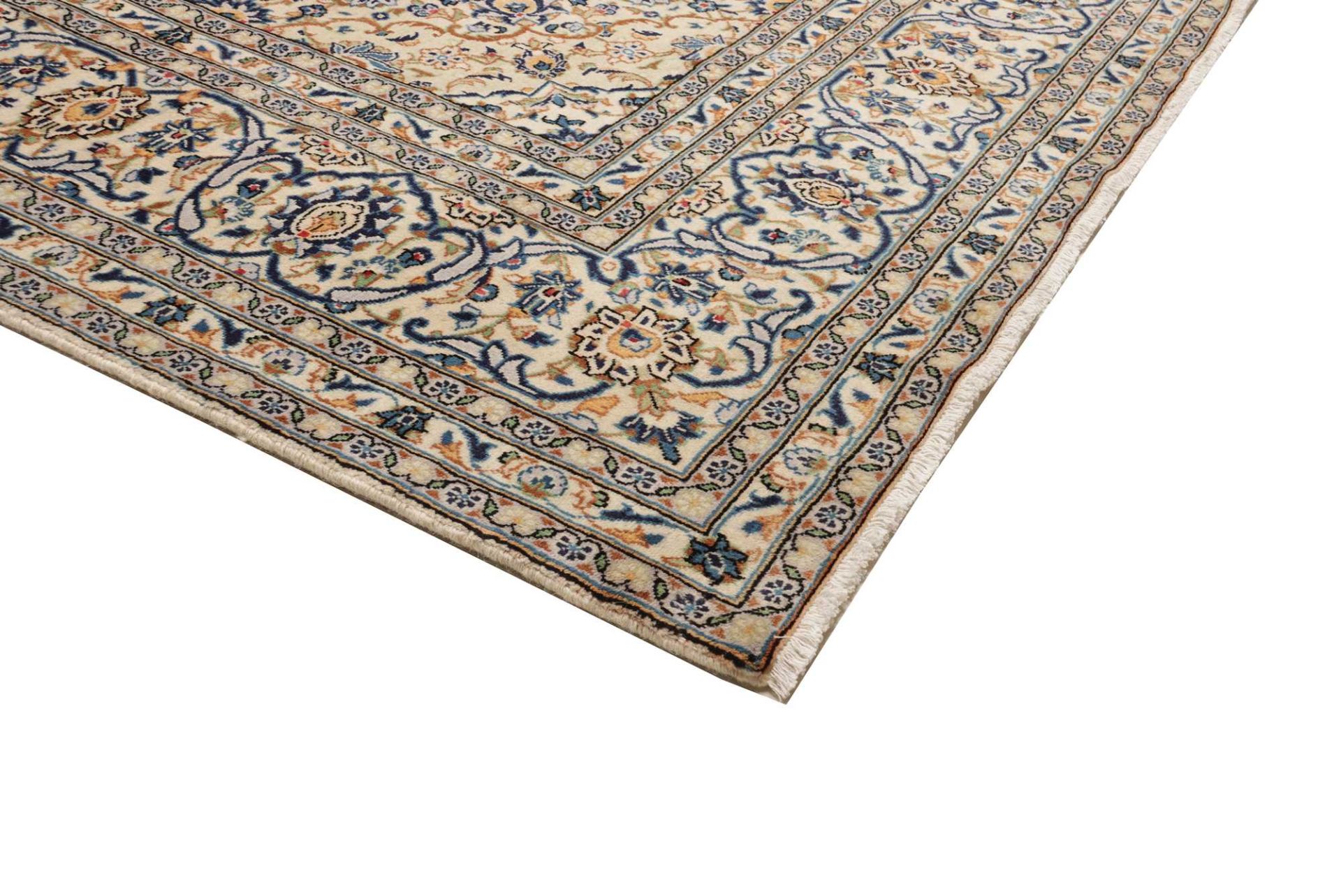 Kashan Persian Rug — hand-knotted, 247 × 349 cm, Wool