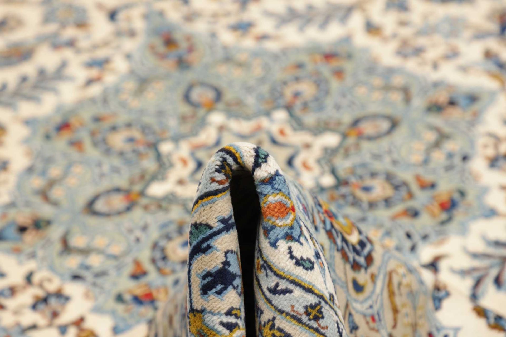 Kashan Persian Rug 273 × 366 cm, Wool, hand-knotted