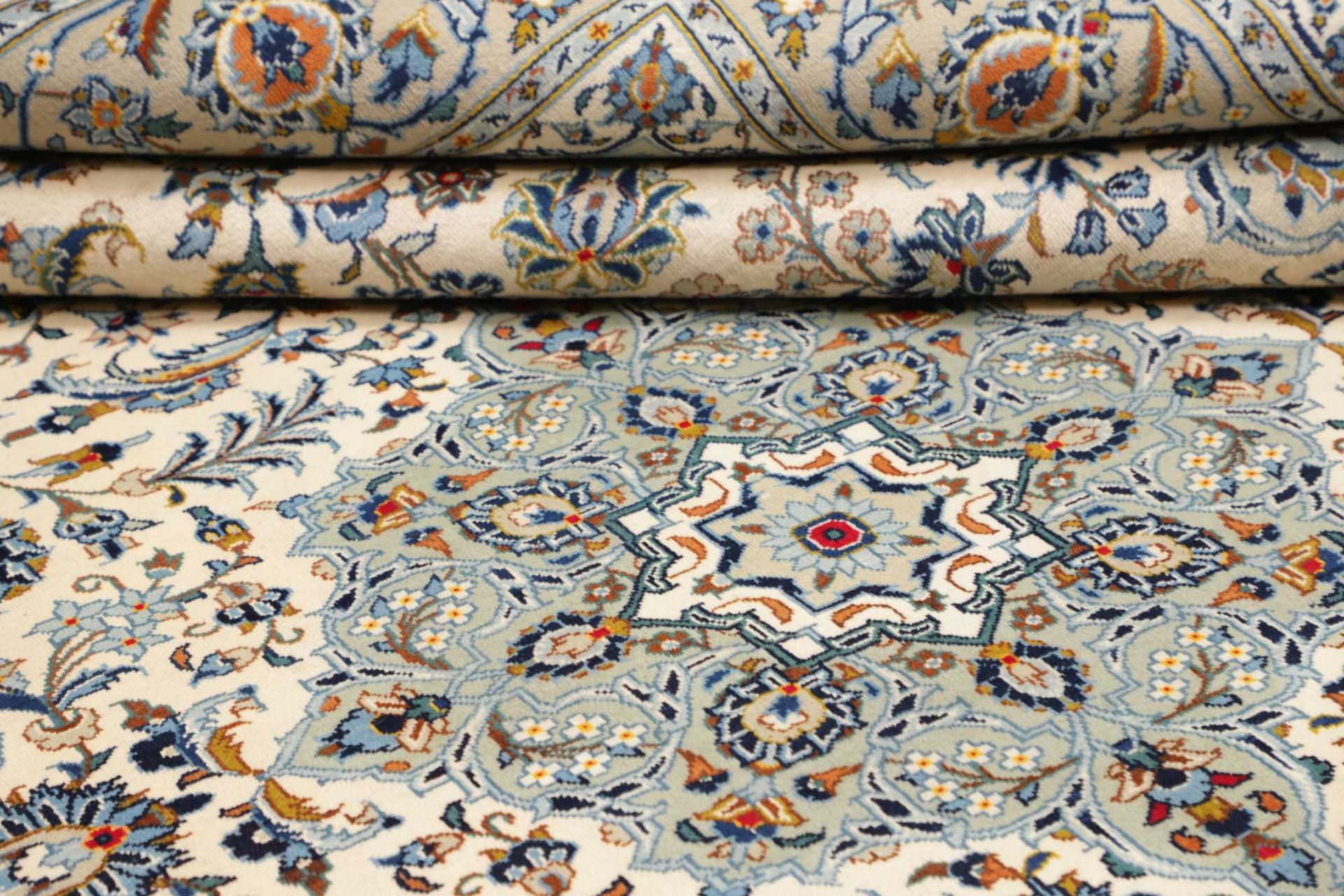 Kashan Persian Rug 273 × 366 cm, Wool, hand-knotted