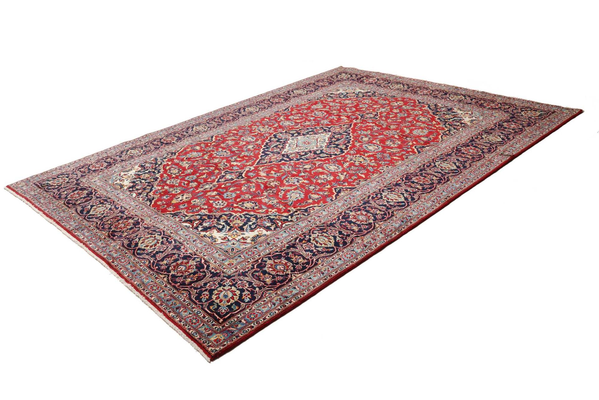 Kashan Persian Rug 251 × 346 cm, Wool, hand-knotted