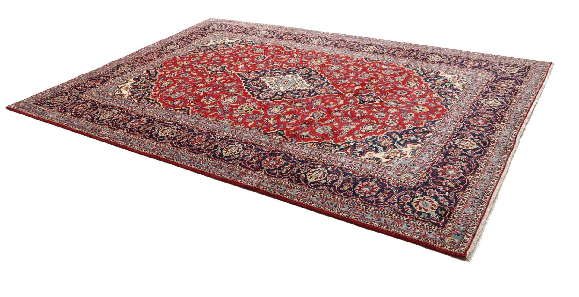 Kashan Persian Rug 251 × 346 cm, Wool, hand-knotted