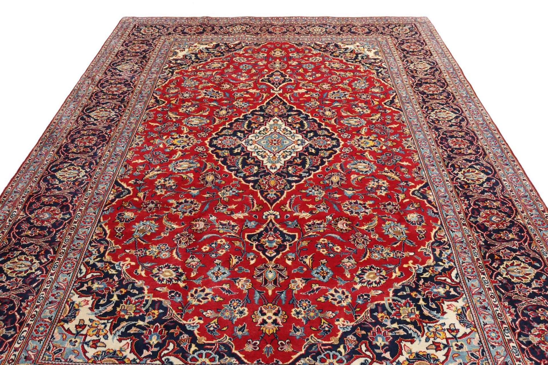 Kashan Persian Rug 251 × 346 cm, Wool, hand-knotted