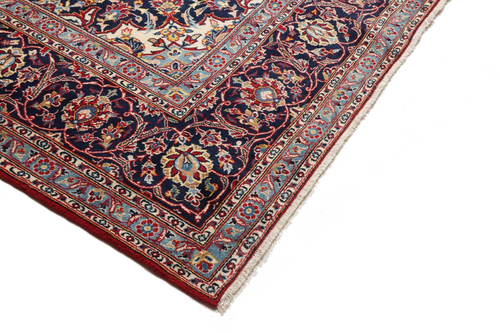 Kashan Persian Rug 251 × 346 cm, Wool, hand-knotted