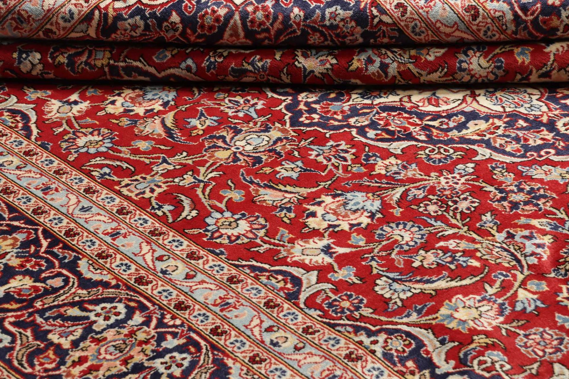 Kashan Persian Rug 251 × 346 cm, Wool, hand-knotted
