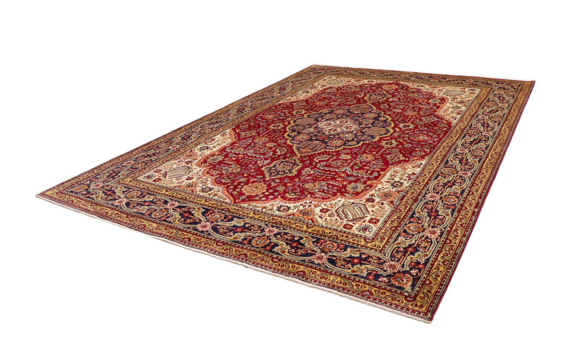 Tabriz Persian Rug 253 × 344 cm, Wool, hand-knotted