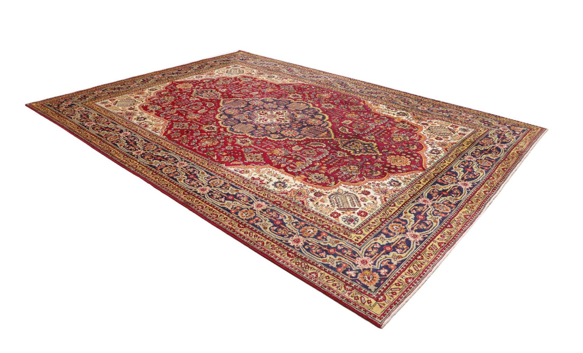 Tabriz Persian Rug 253 × 344 cm, Wool, hand-knotted