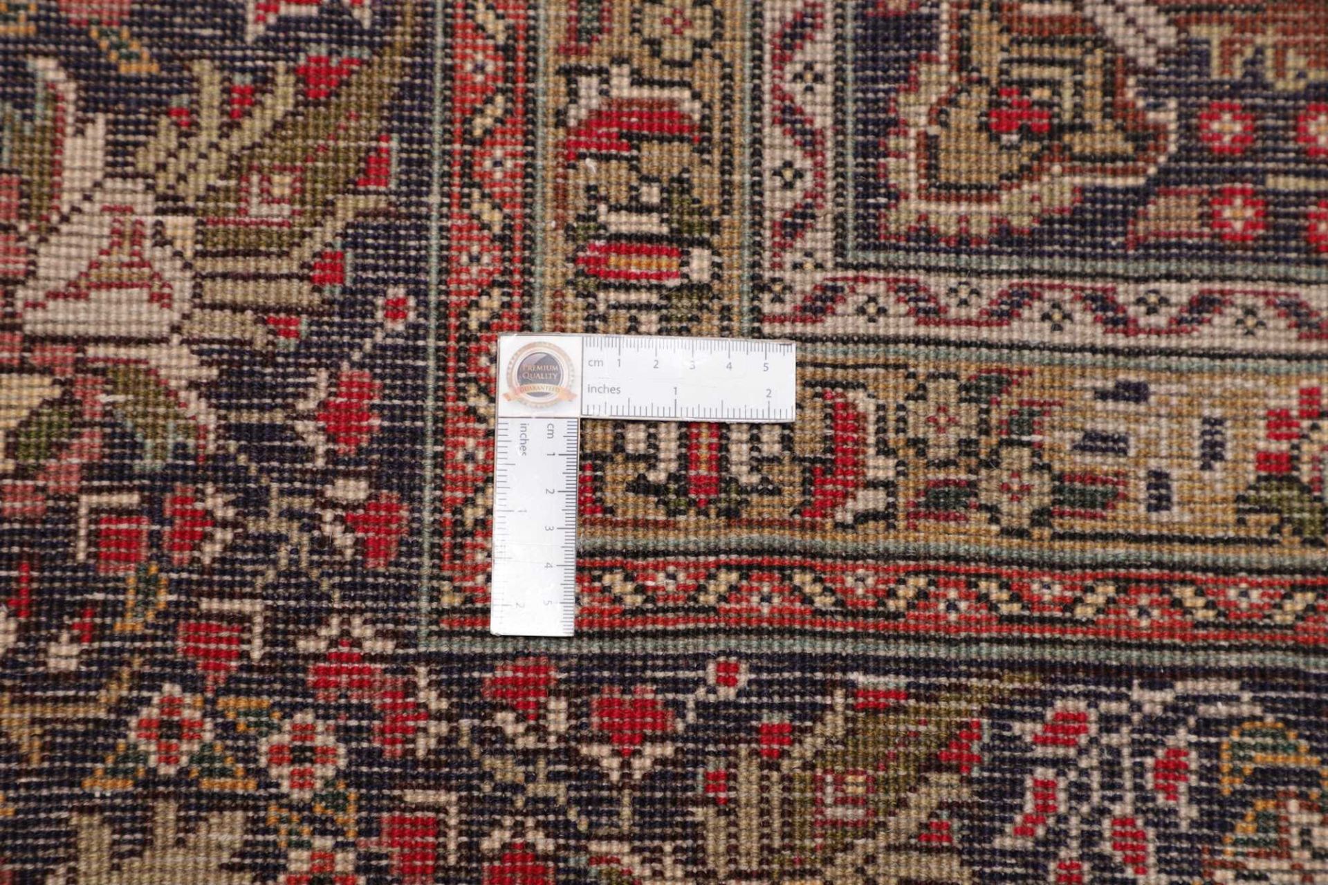 Hand-Knotted Wool Tabriz Persian Rug, 246 × 342 cm