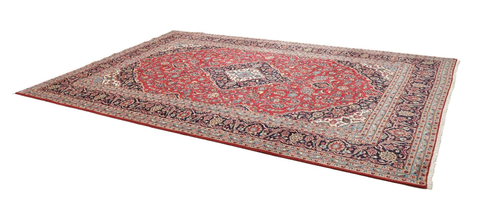 perserteppich-kashan-247-x-362-cm-schurwolle-handgeknupft-hochwertig-2 Hand-Knotted Wool Kashan Persian Rug, 247 × 362 cm
