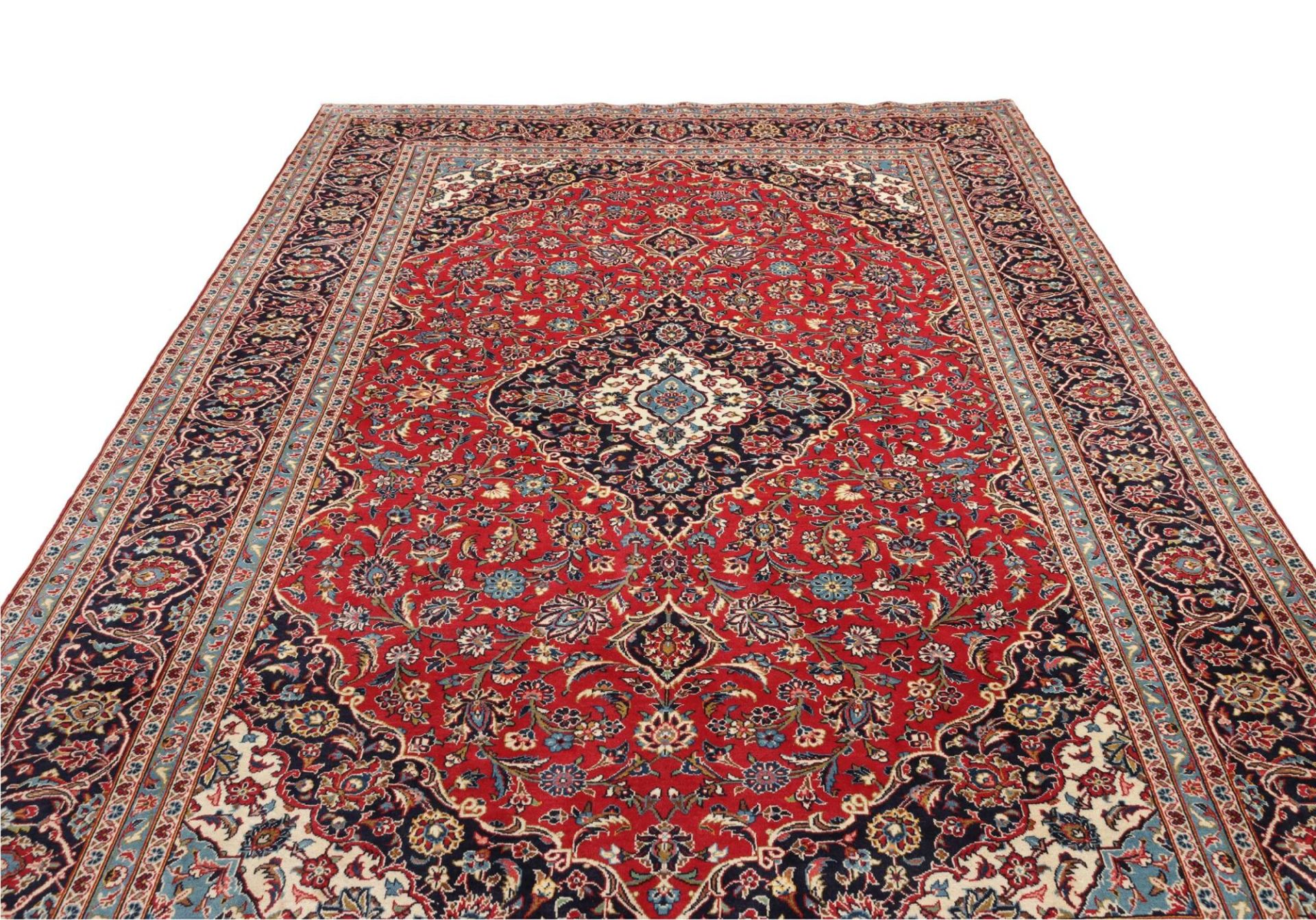 perserteppich-kashan-247-x-362-cm-schurwolle-handgeknupft-hochwertig-3 Hand-Knotted Wool Kashan Persian Rug, 247 × 362 cm