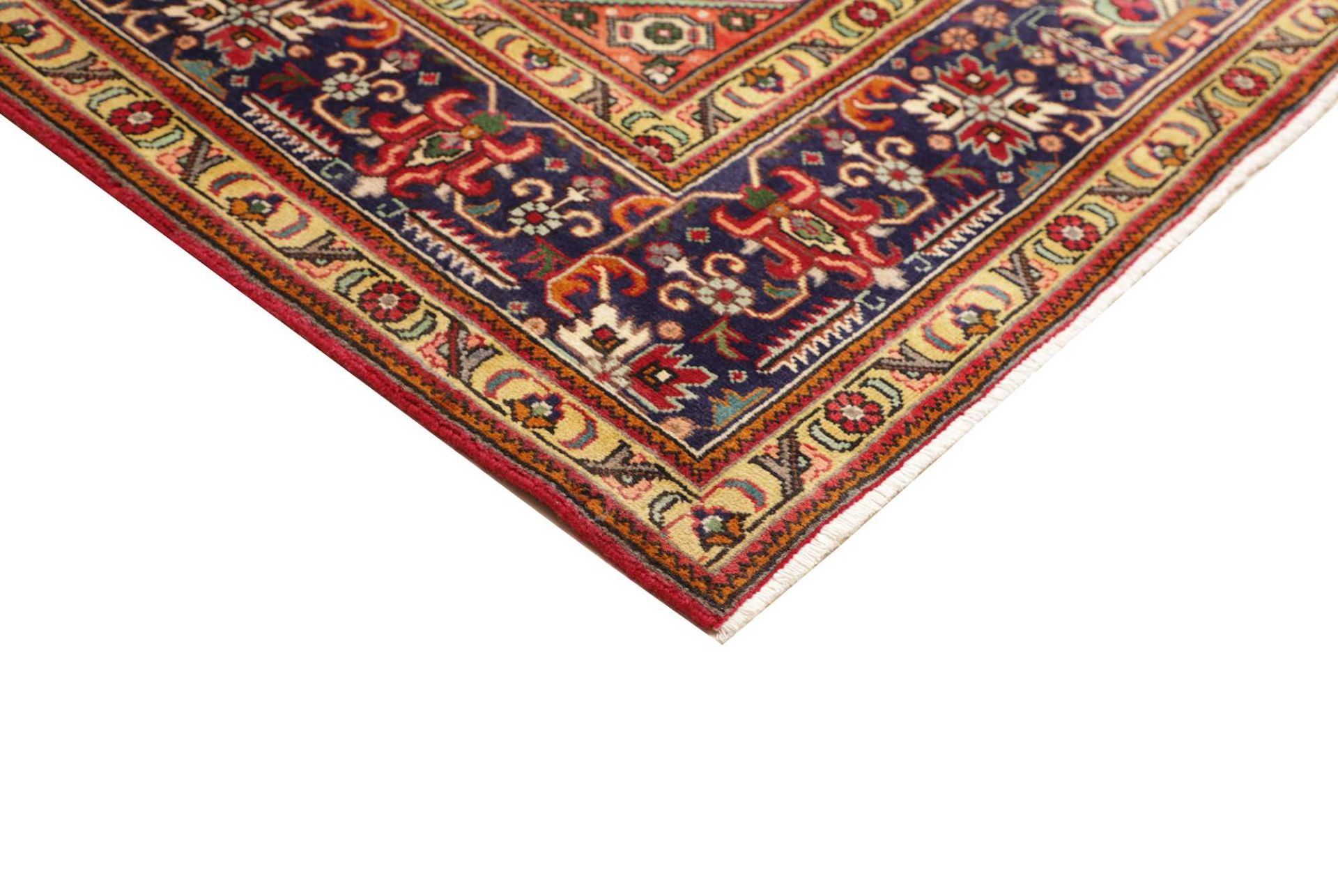 Hand-Knotted Wool Tabriz Persian Rug, 254 × 347 cm