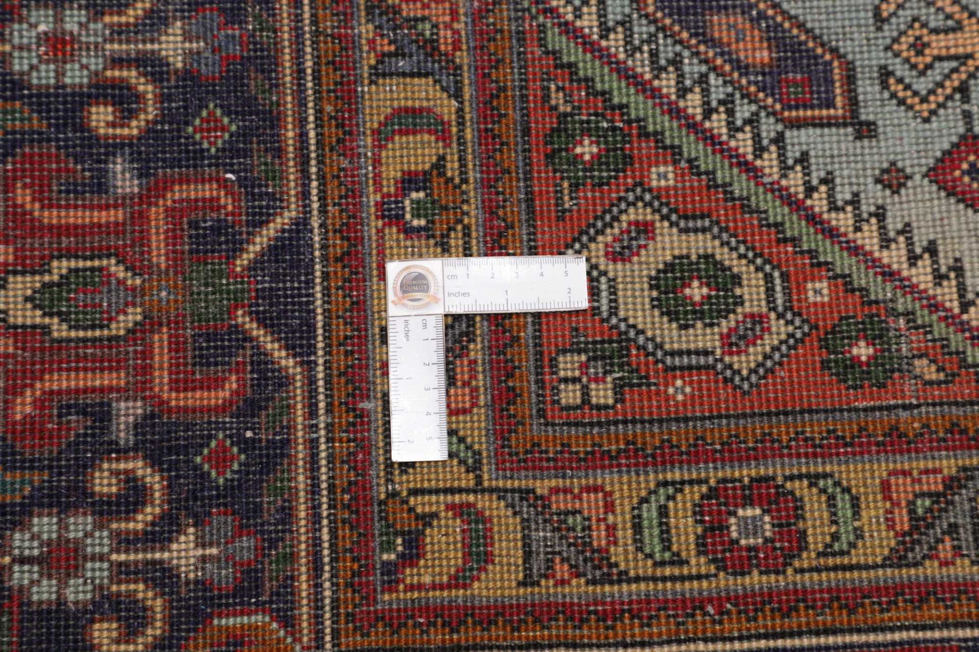 Hand-Knotted Wool Tabriz Persian Rug, 254 × 347 cm