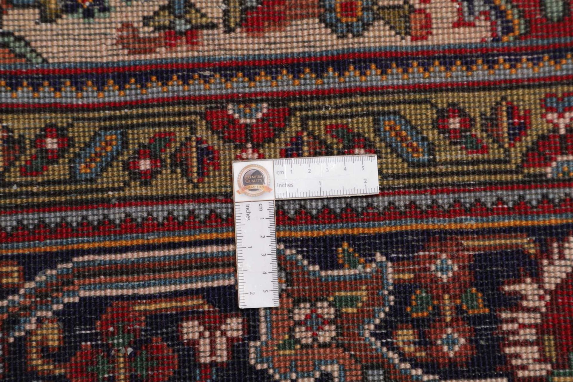 Hand-Knotted Wool Tabriz Persian Rug, 256 × 363 cm