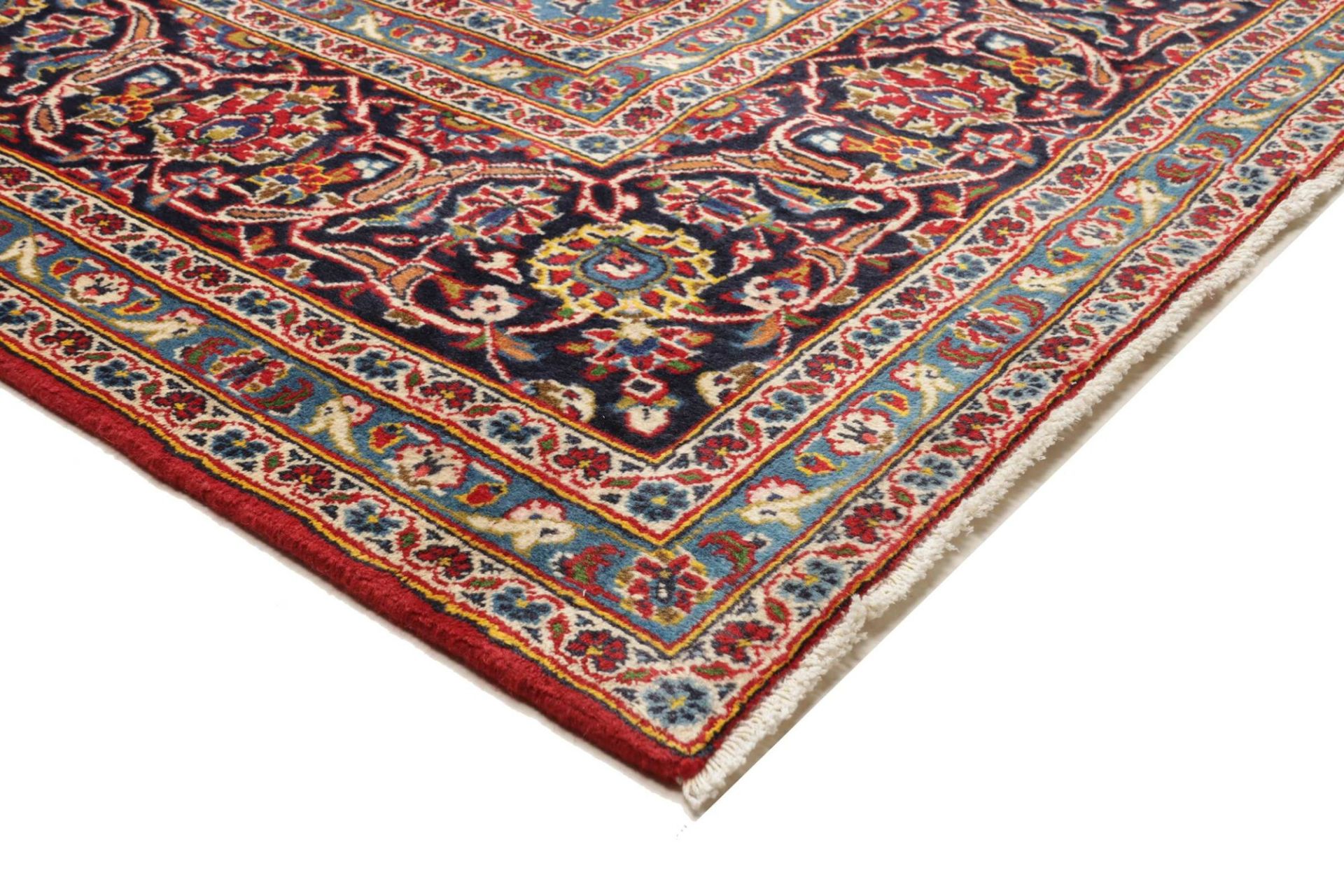 Kashan Persian Rug 248 × 357 cm, Wool, hand-knotted