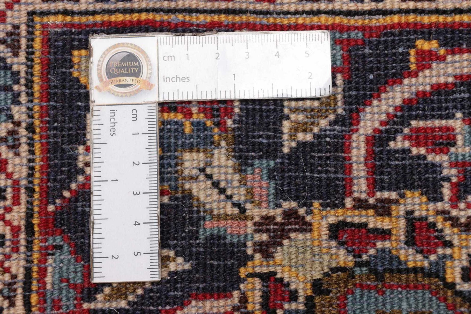 Hand-Knotted Wool Kashan Persian Rug, 244 × 362 cm