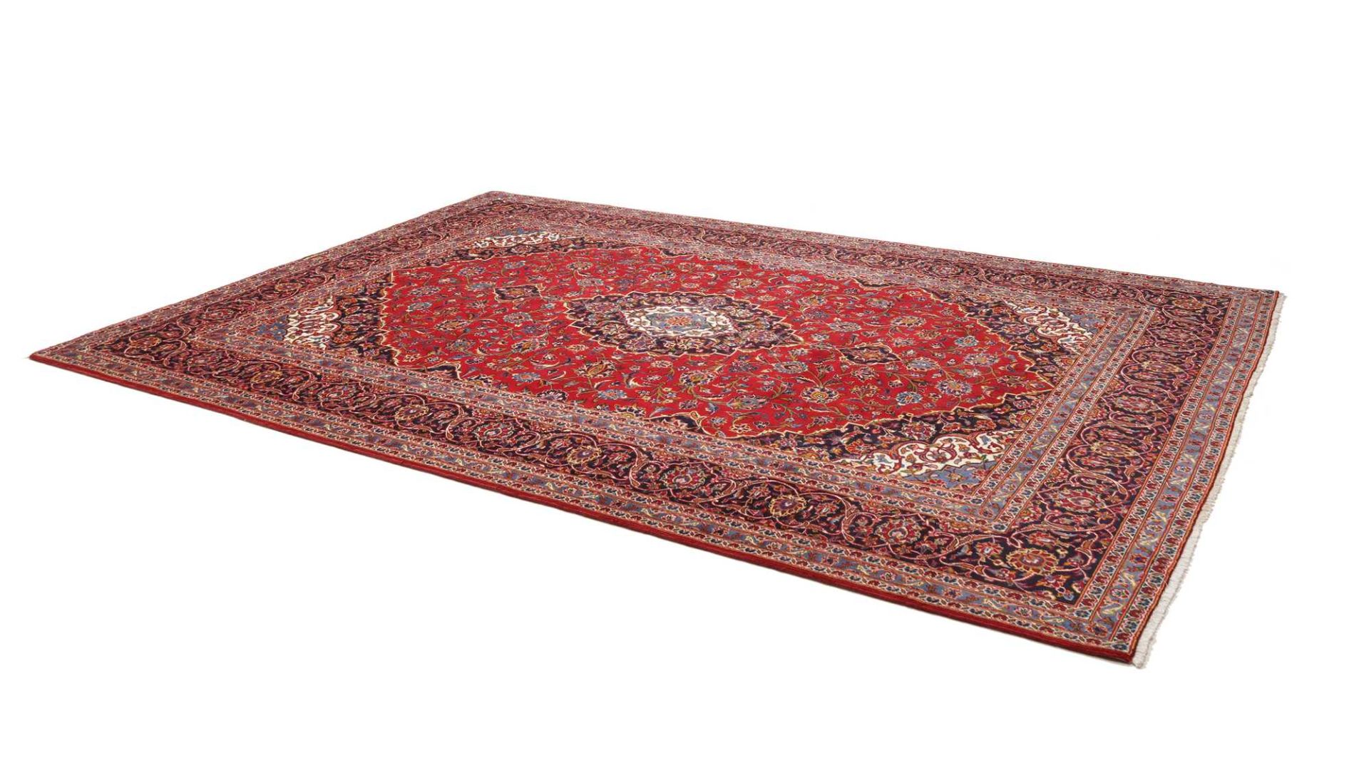 perserteppich-kashan-246-x-357-cm-schurwolle-handgeknupft-hochwertig-2 Hand-Knotted Wool Kashan Persian Rug, 246 × 357 cm