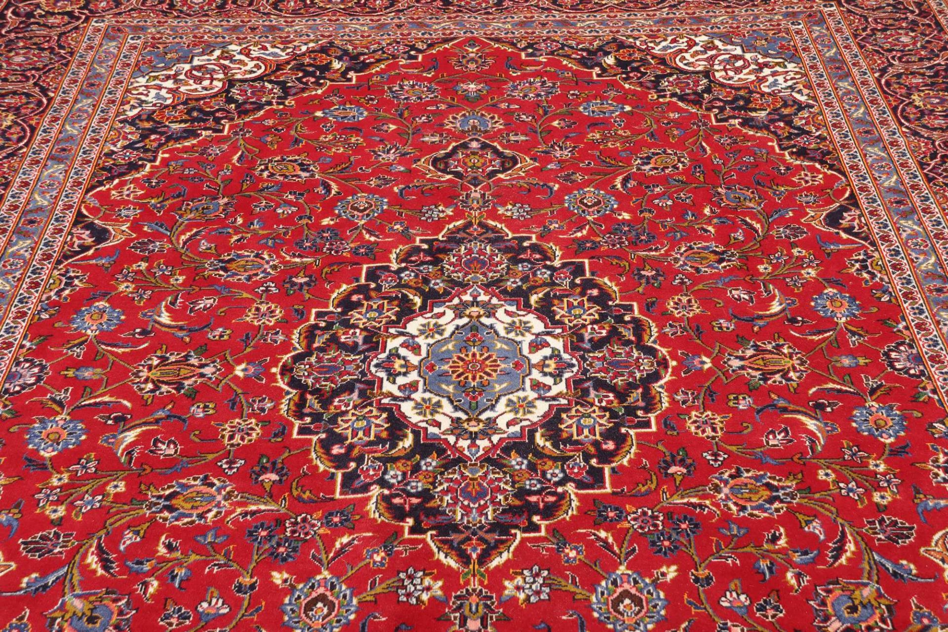 perserteppich-kashan-246-x-357-cm-schurwolle-handgeknupft-hochwertig-6 Hand-Knotted Wool Kashan Persian Rug, 246 × 357 cm
