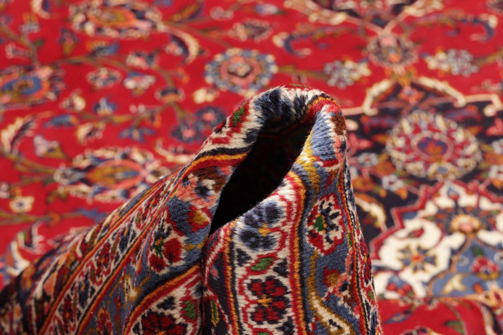 perserteppich-kashan-246-x-357-cm-schurwolle-handgeknupft-hochwertig-8 Hand-Knotted Wool Kashan Persian Rug, 246 × 357 cm