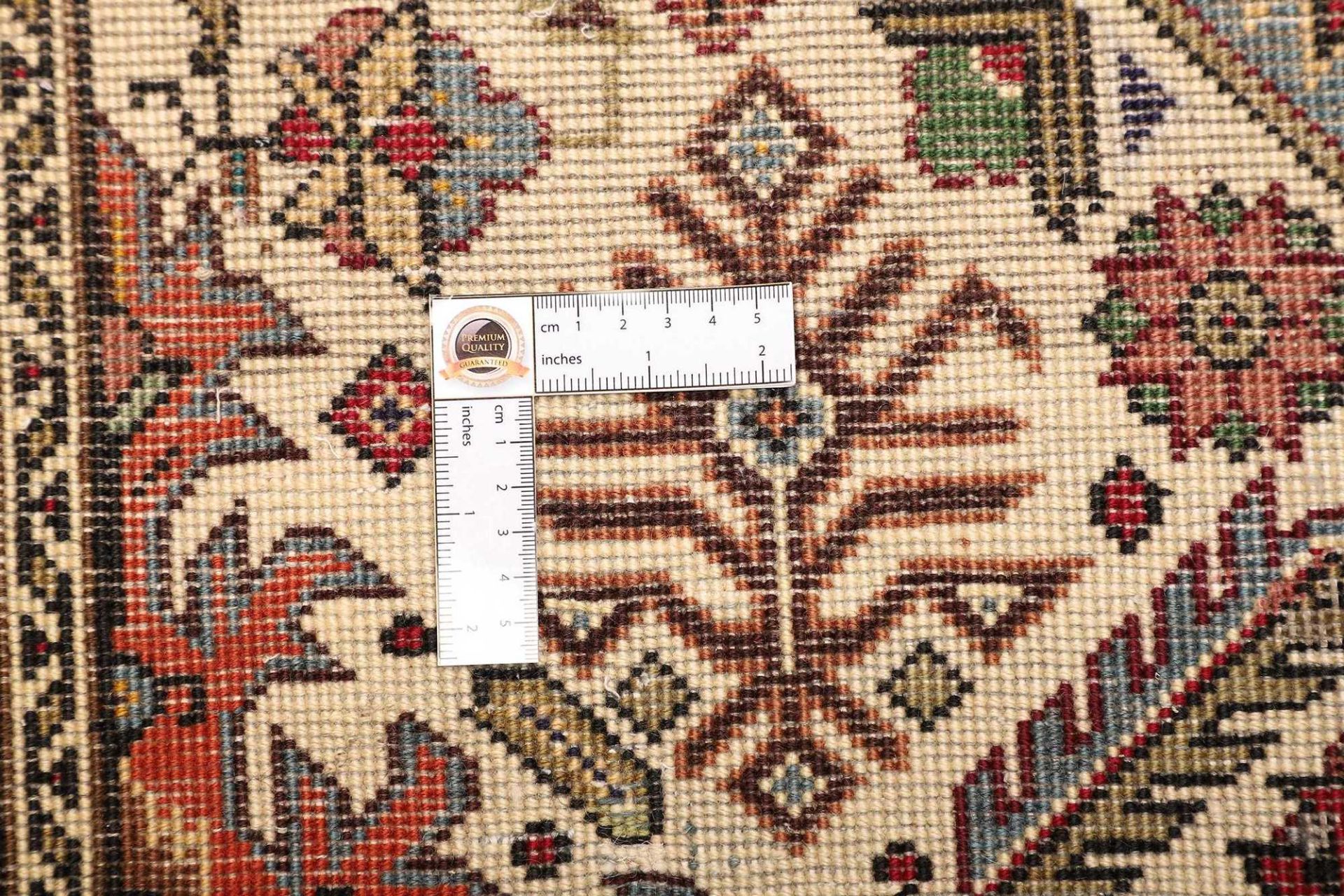 Hand-Knotted Wool Tabriz Persian Rug, 249 × 342 cm