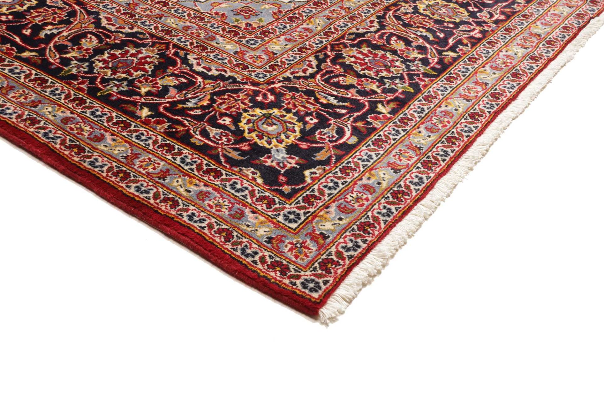 Kashan Persian Rug — hand-knotted, 246 × 354 cm, Wool