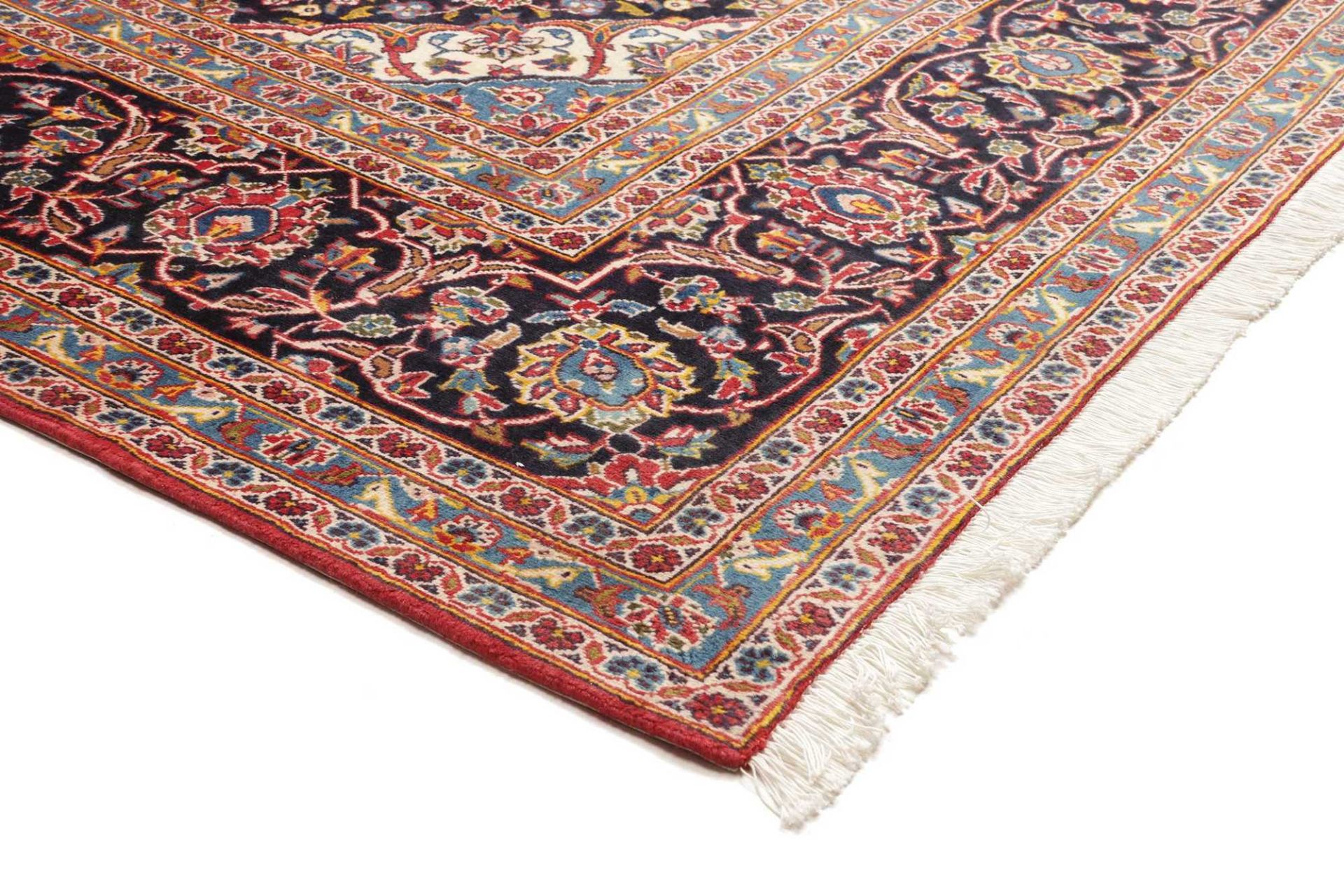 Kashan Persian Rug — hand-knotted, 264 × 359 cm, Wool