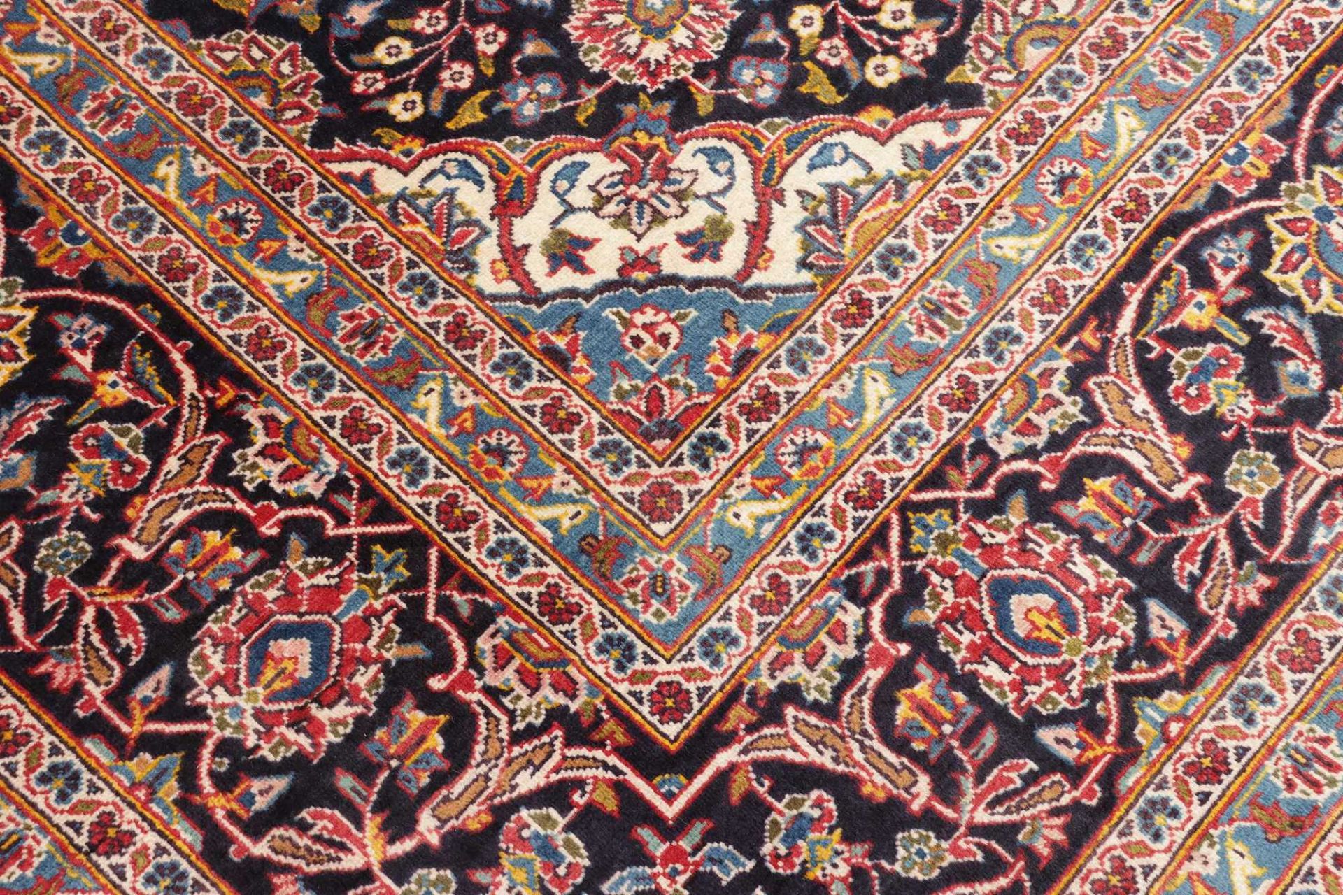 Kashan Persian Rug — hand-knotted, 264 × 359 cm, Wool