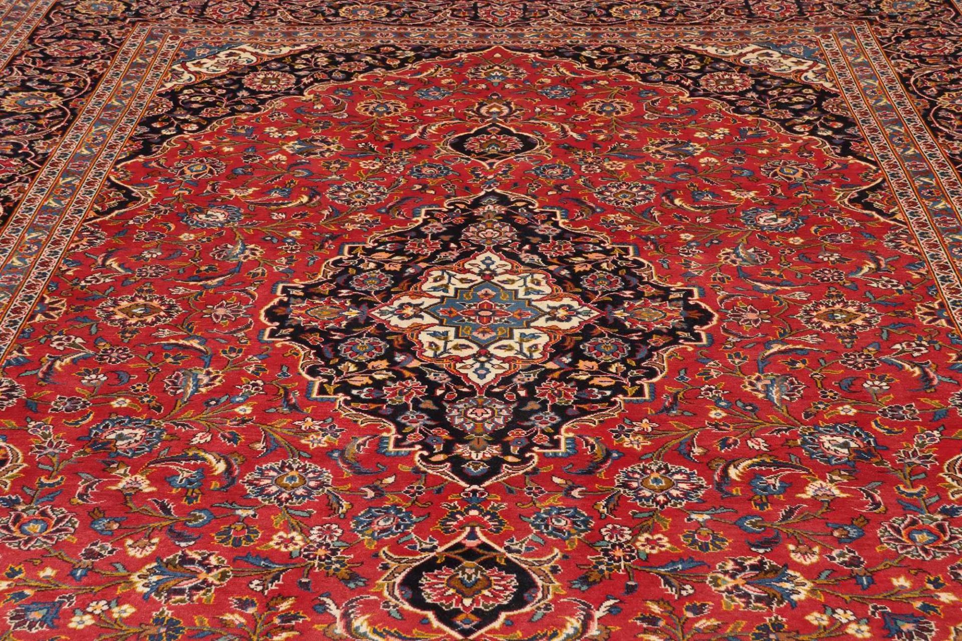 Kashan Persian Rug — hand-knotted, 264 × 359 cm, Wool
