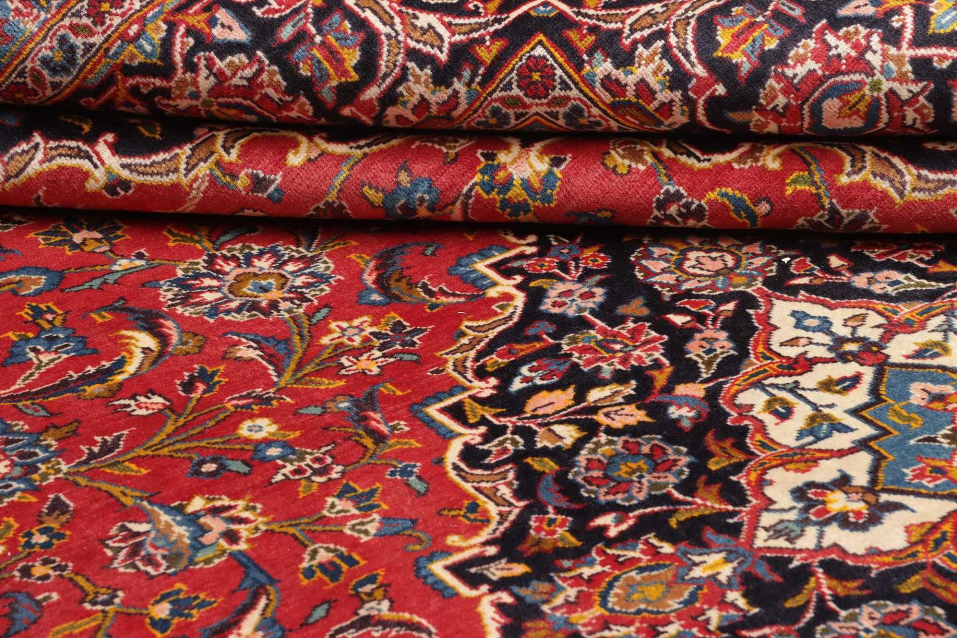 Kashan Persian Rug — hand-knotted, 264 × 359 cm, Wool