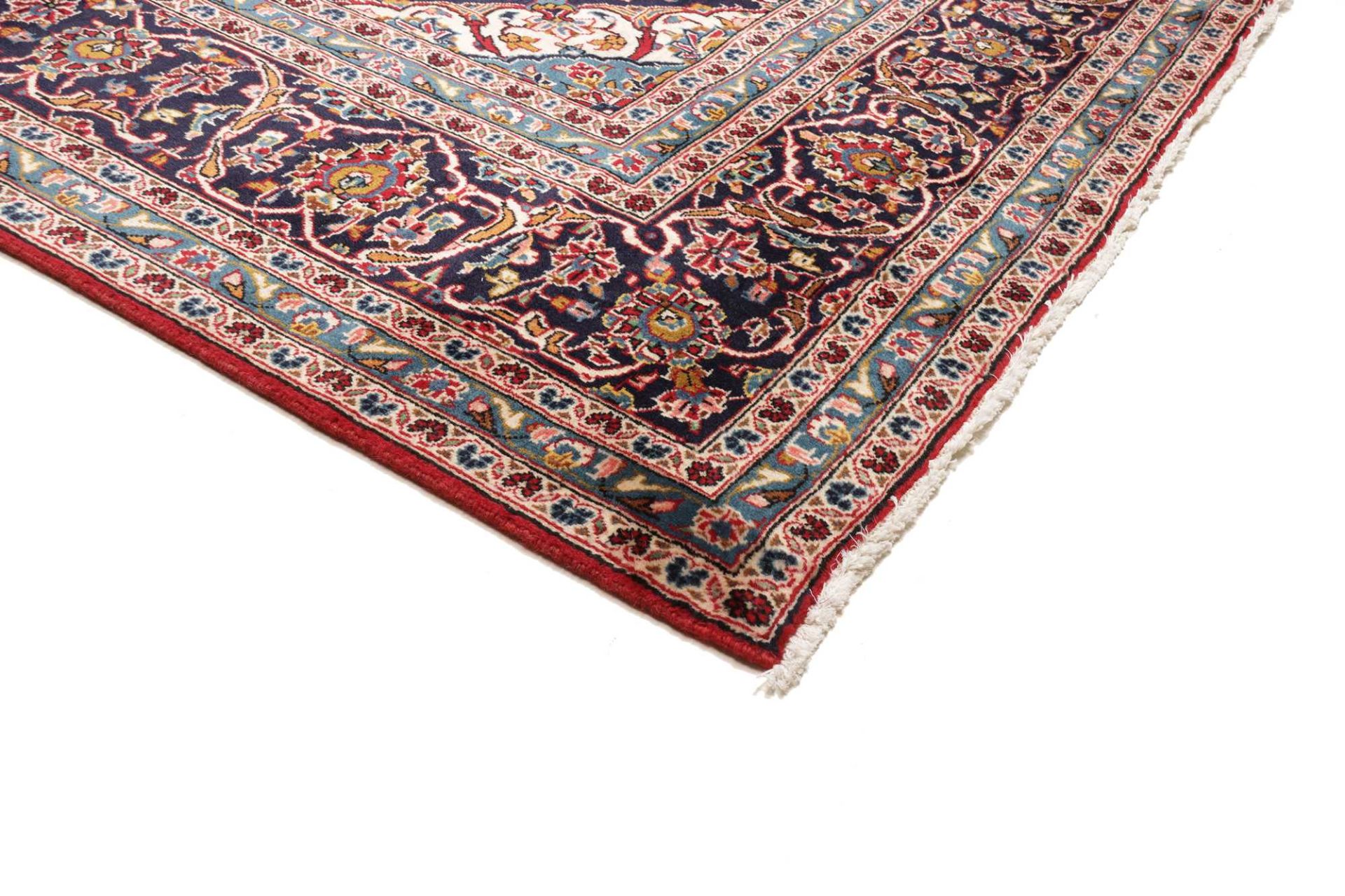 Kashan Persian Rug 245 × 359 cm, Wool, hand-knotted