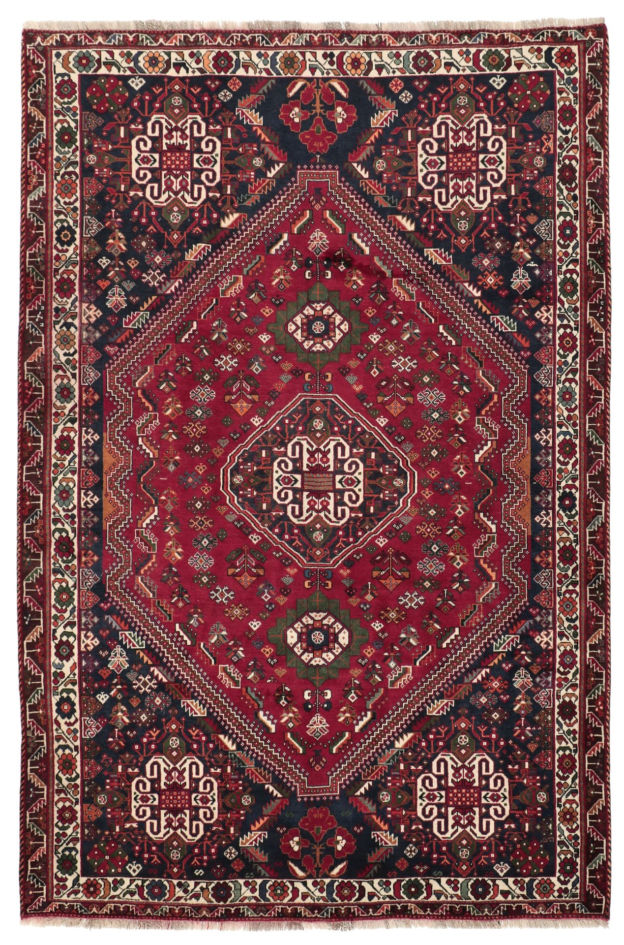 Qashqai Persian Rug 185 × 275 cm, Wool, hand-knotted