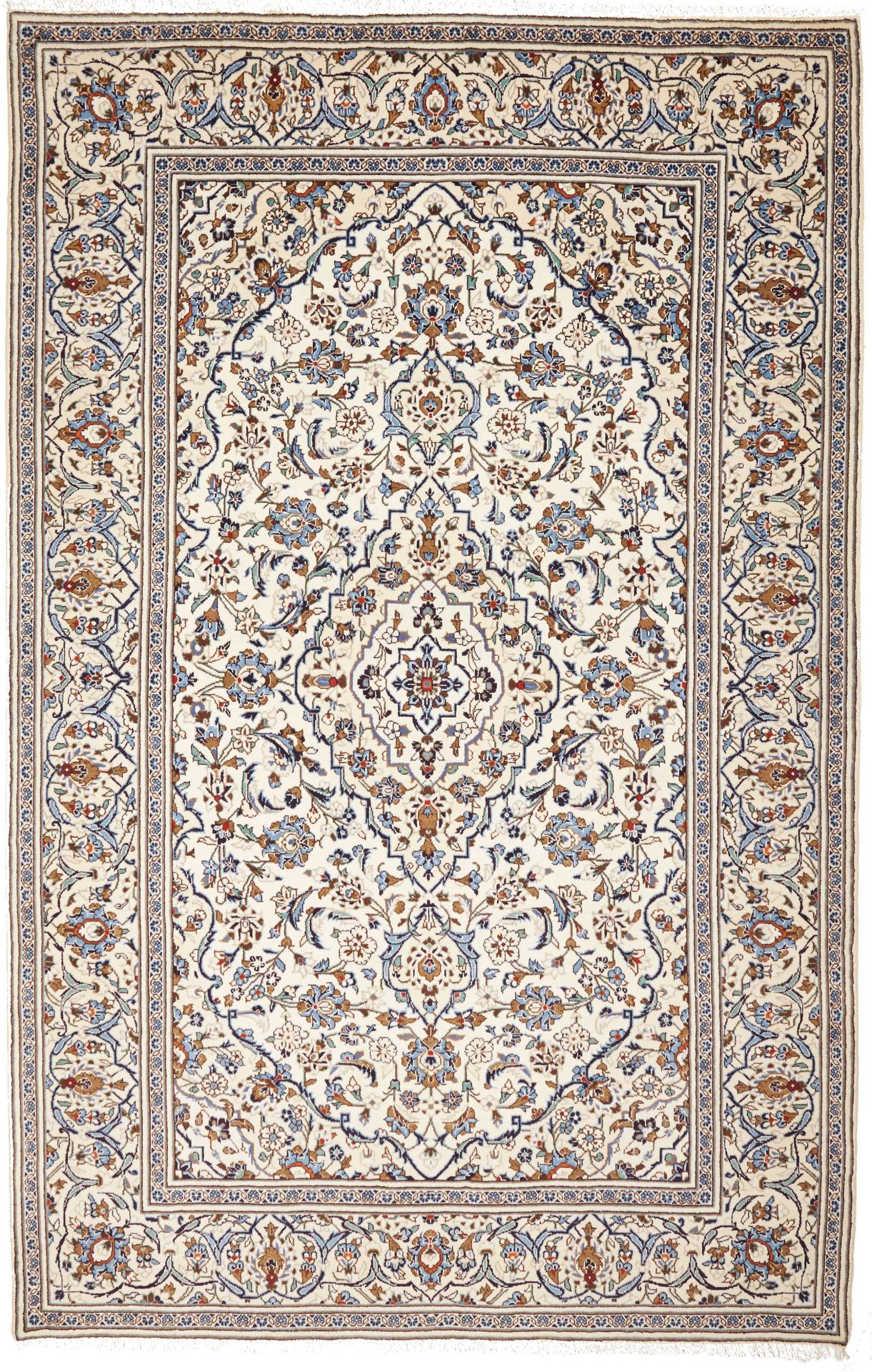 Kashan Persian Rug — hand-knotted, 197 × 309 cm, Wool