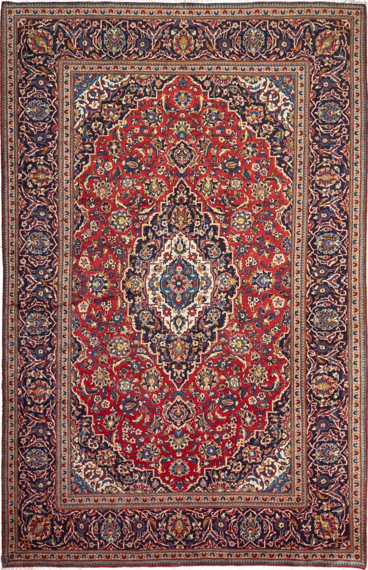 perserteppich-kashan-199-x-309-cm-schurwolle-handgeknupft-hochwertig Kashan Persian Rug 199 × 309 cm, Wool, hand-knotted