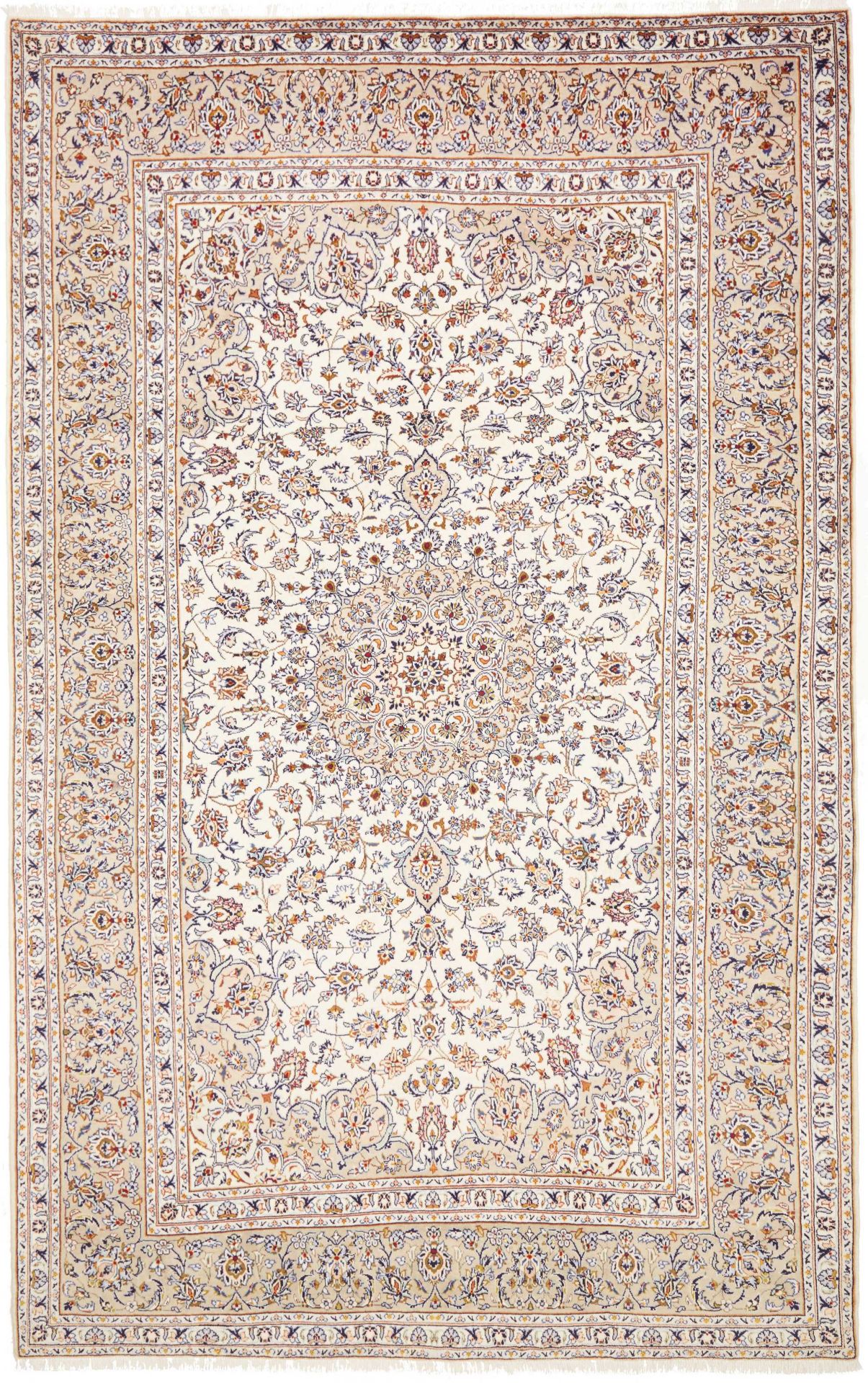 Kashan Persian Rug 206 × 324 cm, Wool, hand-knotted