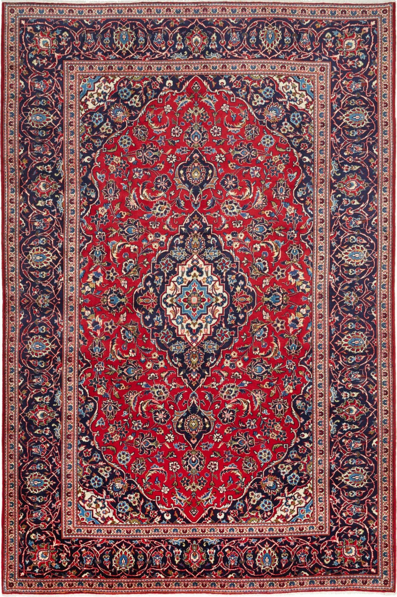 perserteppich-kashan-198-x-296-cm-schurwolle-handgeknupft-hochwertig Kashan Persian Rug — hand-knotted, 198 × 296 cm, Wool