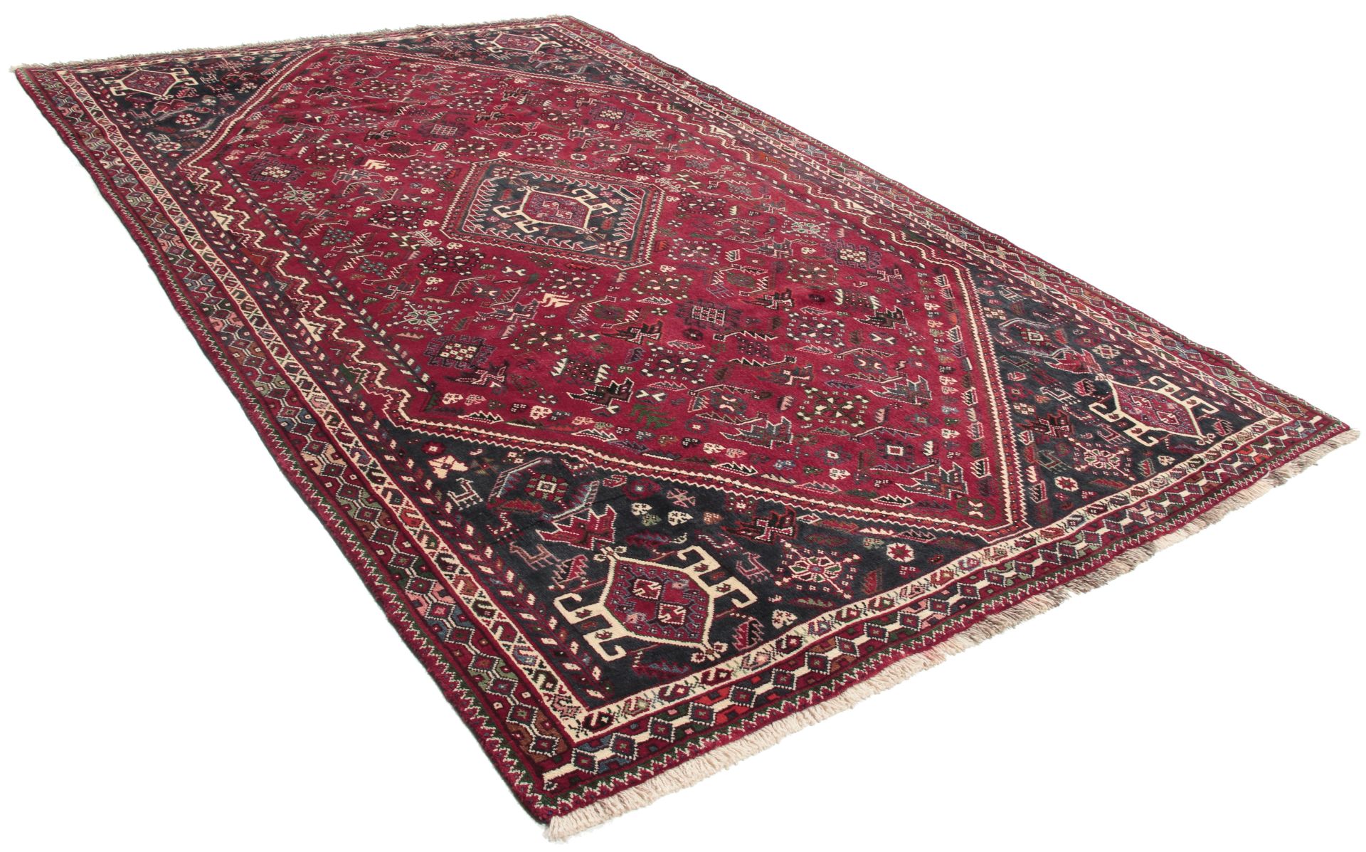 Qashqai Persian Rug 185 × 295 cm, Wool, hand-knotted