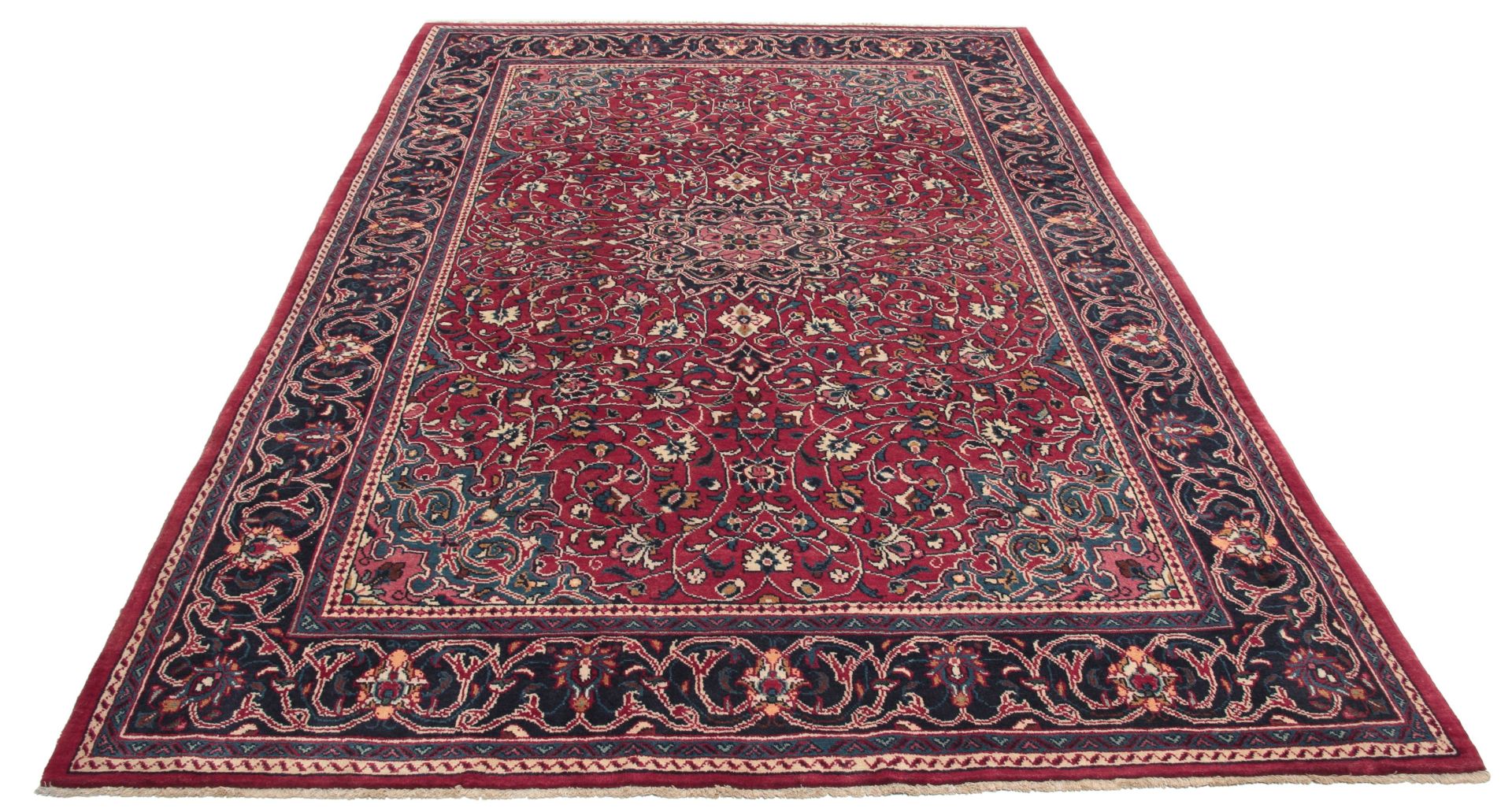 Hamadan Persian Rug 210 × 315 cm, Wool, hand-knotted